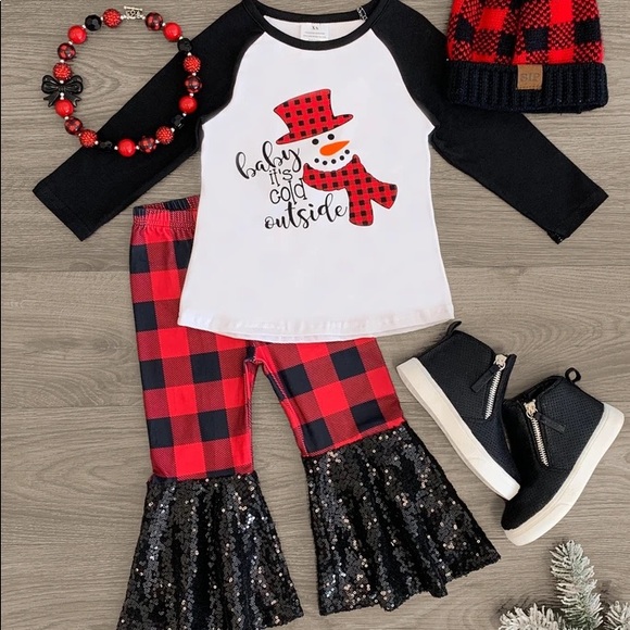 Christmas Bell Bottom sets - Picture 2 of 3